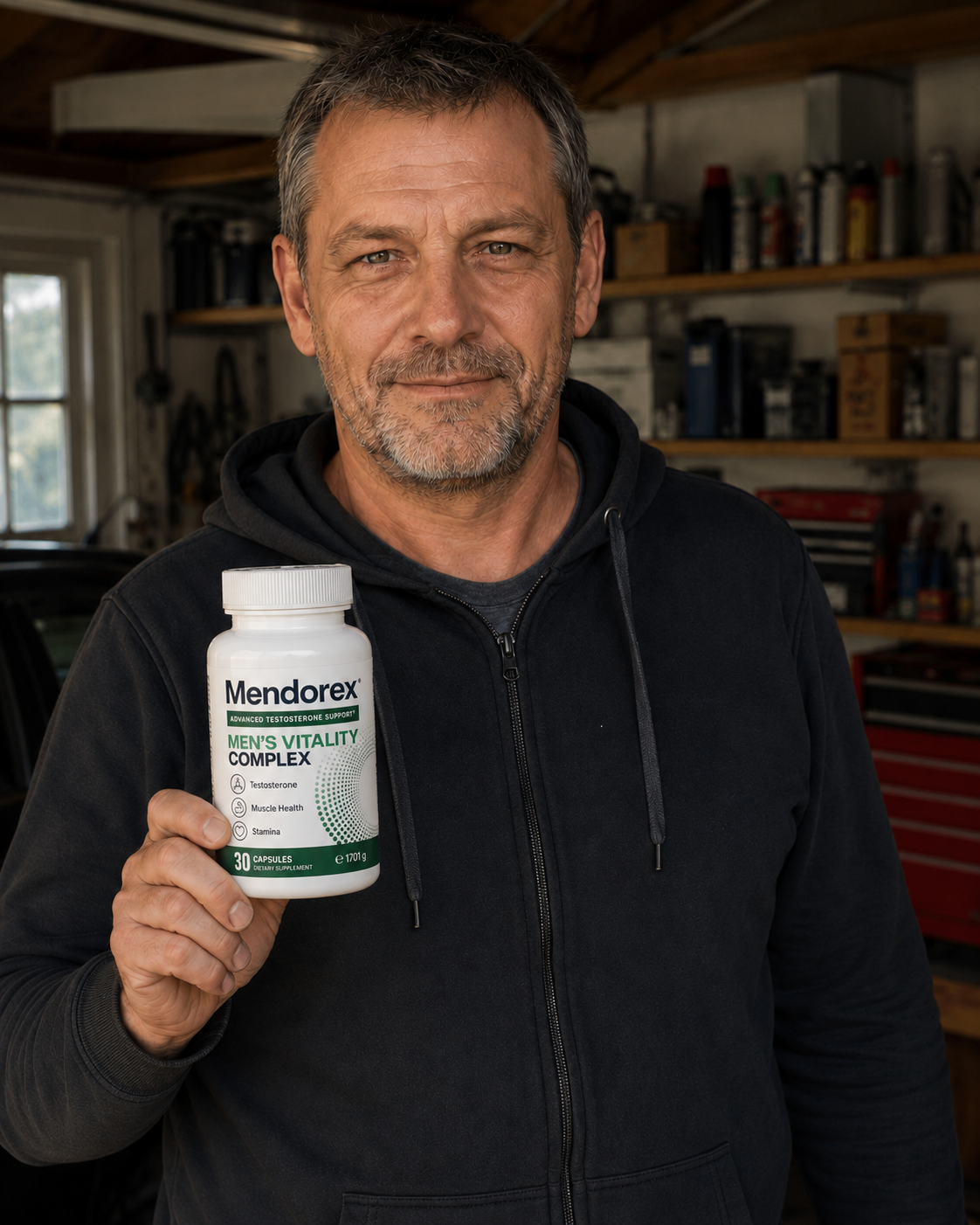 Mendorex-Dose in der Hand